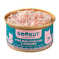 KOOKUT KOOKUT 貓罐頭 天然放養雞鮮蝦 70g 70g  背面圖