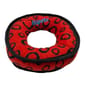 Billipets Billipets 雙層⽑絨布耐咬狗玩具 紅色細圈 15cm   正面圖