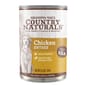 Country Country Naturals 狗罐頭 鮮肉燕麥糙米高纖 雞肉配方 13.2oz 374g 2oz  正面圖
