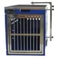 Solidpet蘇力 Solidpet蘇力 寵物籠 貓籠狗籠 鋁折疊飛機籠 無輪款 三號 藍色   正面圖