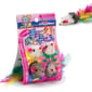 日本CattyMan 日本CattyMan 貓玩具 羽毛老鼠 4個入   正面圖