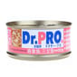 Dr. Dr. PRO 全機能貓罐頭 吞拿魚．三文魚味 80g 80g  正面圖