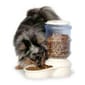 Petmate Petmate Aspen Pet LeBistro系列 自動餵食器 座地款 中 藍色 10lbs 10lb  正面圖