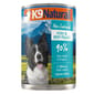 K9 K9 Natural 狗罐頭 主食罐 牛肉及藍尖尾鱈魚盛宴 370g 370g  正面圖