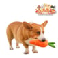 HelloDOG HelloDOG 玩具嚴選 胡蘿蔔耐咬磨牙發聲狗1件   正面圖