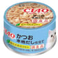 CIAO CIAO 貓罐頭 鰹魚正宗高湯 85g 85g  正面圖