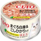 CIAO CIAO 貓罐頭 越光米+白身吞拿魚 85g 85g  正面圖