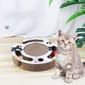 HelloDOG HelloDOG 玩具嚴選 磨爪器逗貓玩具 掏球型瓦楞紙貓抓板   正面圖