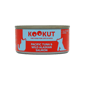 KOOKUT KOOKUT 貓狗罐頭 100% 天然 太平洋吞拿魚及阿拉斯加三文魚 150g 150g  正面圖
