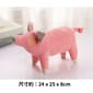 HelloDOG HelloDOG 狗玩具 玩具嚴選 發聲耐咬可愛毛絨豬 顏色隨機   側面圖