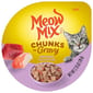 Meow Meow Mix 杯装濕糧 角切肉汁 吞拿魚+蟹 78g 78g  正面圖