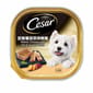 Cesar西莎 Cesar西莎 鋁罐狗罐頭 星級美饌系列 甜薯菠菜烤雞 100g 100g  正面圖