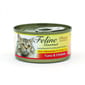 Feline Feline Gourmet 貓罐頭去毛球配方 吞拿魚及雞肉 80g 80g  正面圖