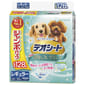 Unicharm Unicharm 寵物尿墊 狗尿墊 狗尿片 日本柔軟香氛超除臭增量裝 田園清香味 寵物尿墊 [44*32 L碼 128枚]   正面圖